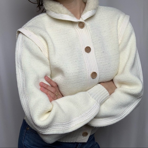 Vtg Sweater Coat by Mariea Kim - Picture 2 of 8